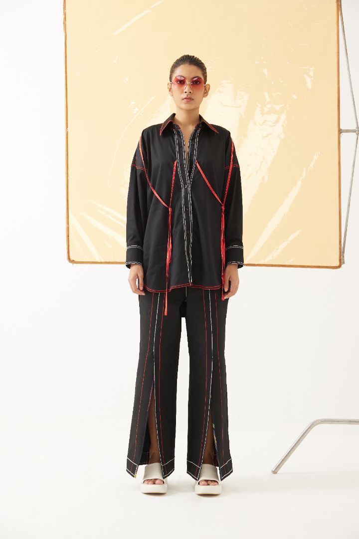 Black Poplin Rover Shirt