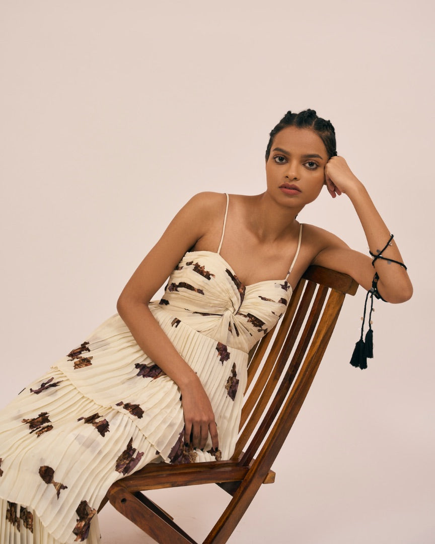 beige brunch dress | silk dress \ strappy