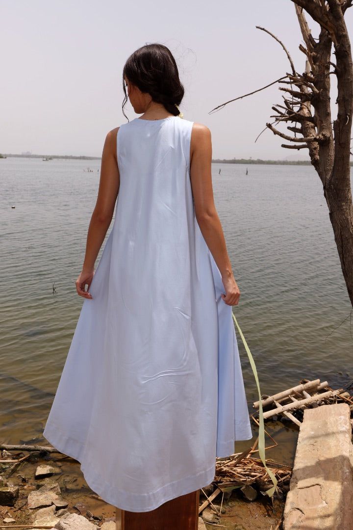 Blue Maxi Dress | Summer Dress | Cotton
