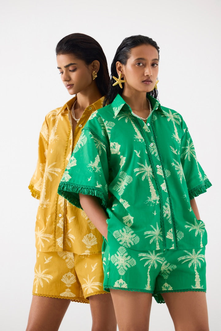 Shirt and Shorts Co-ord Set \ summer | cotton | travel