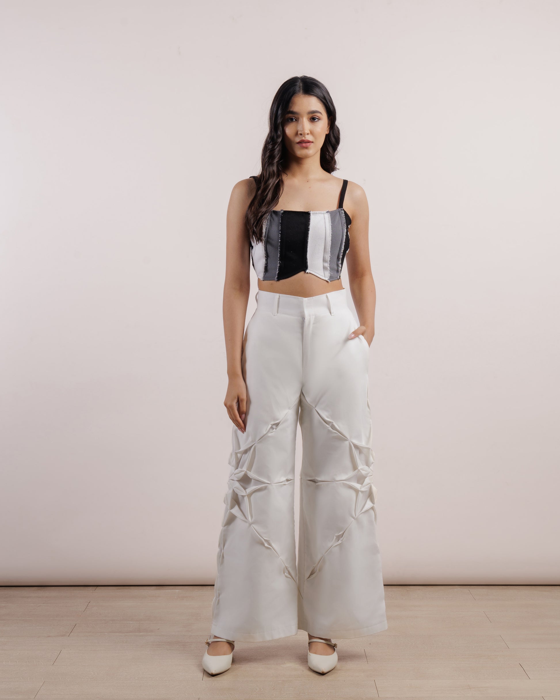 White Khaki Lilybelle Pants