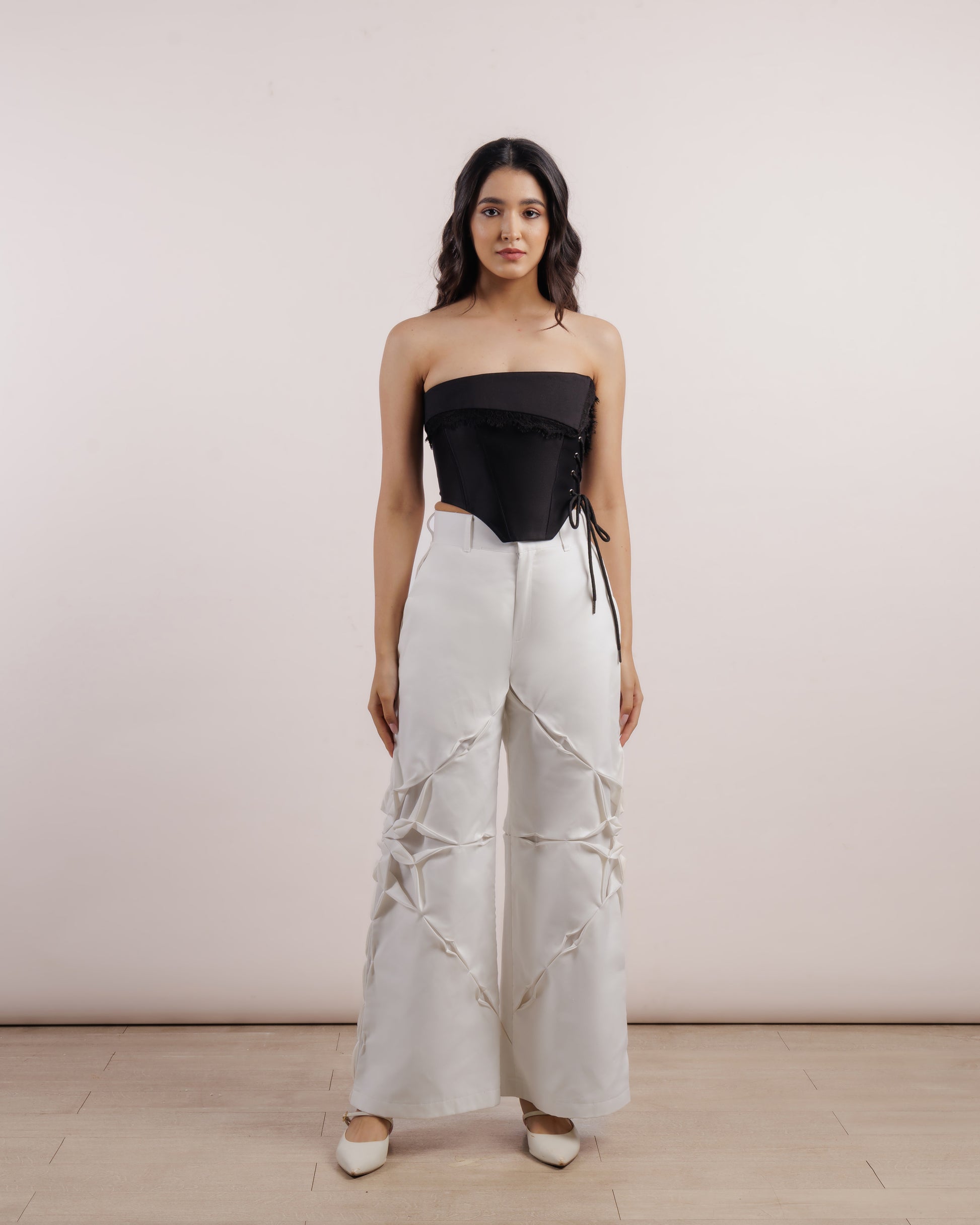 White Khaki Lilybelle Pants