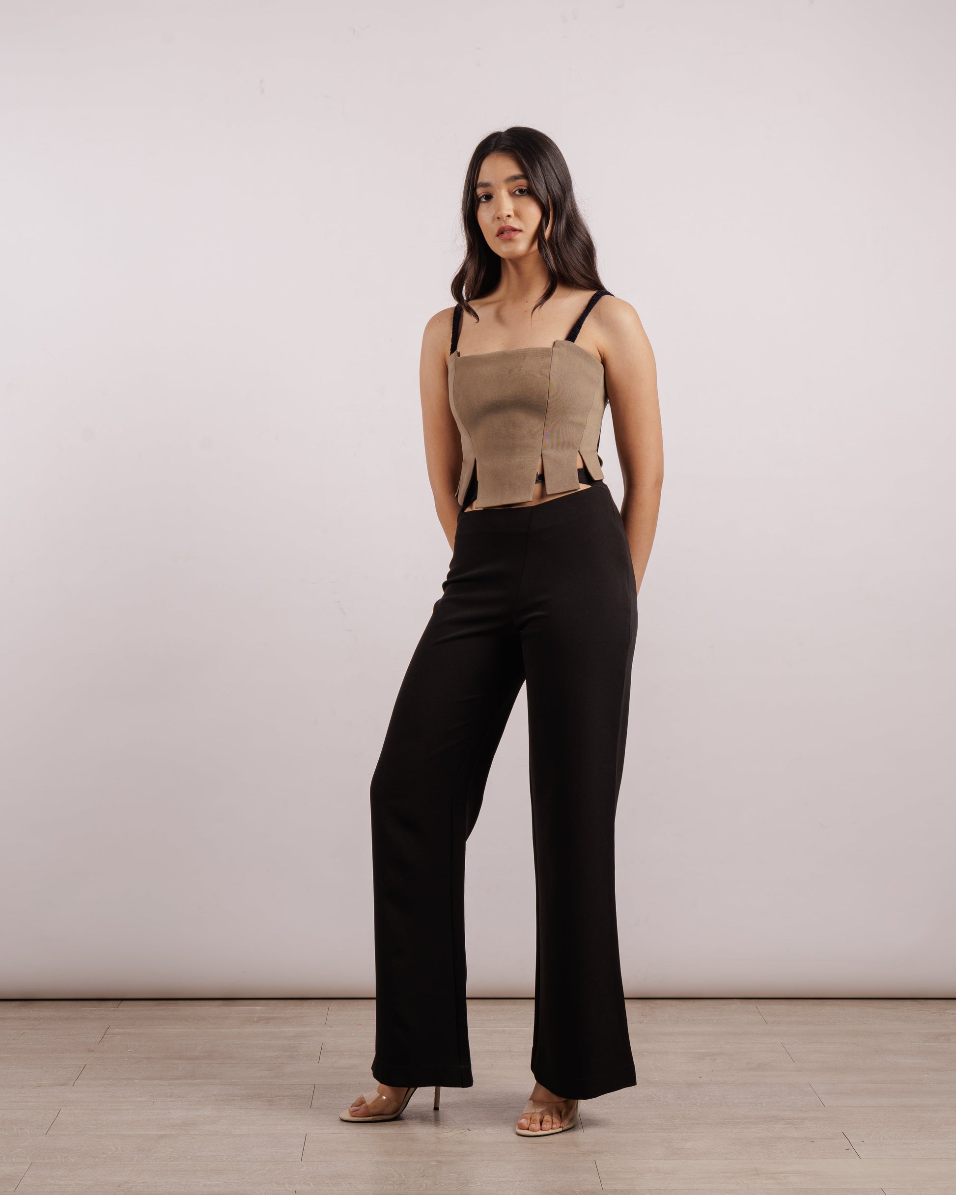Eliza Butterfly Corset - Brown