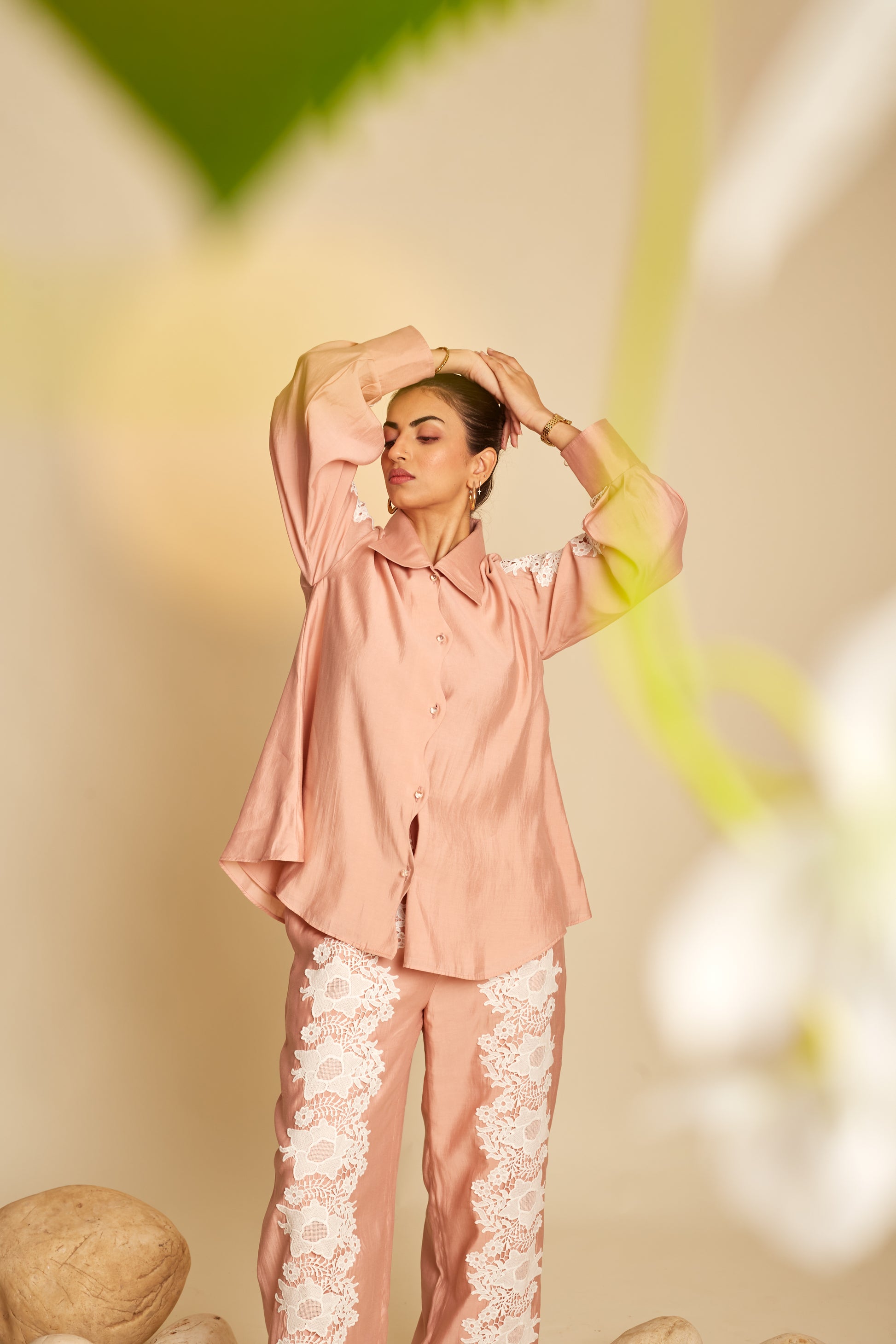 Pink Floral Co-Ord Set half