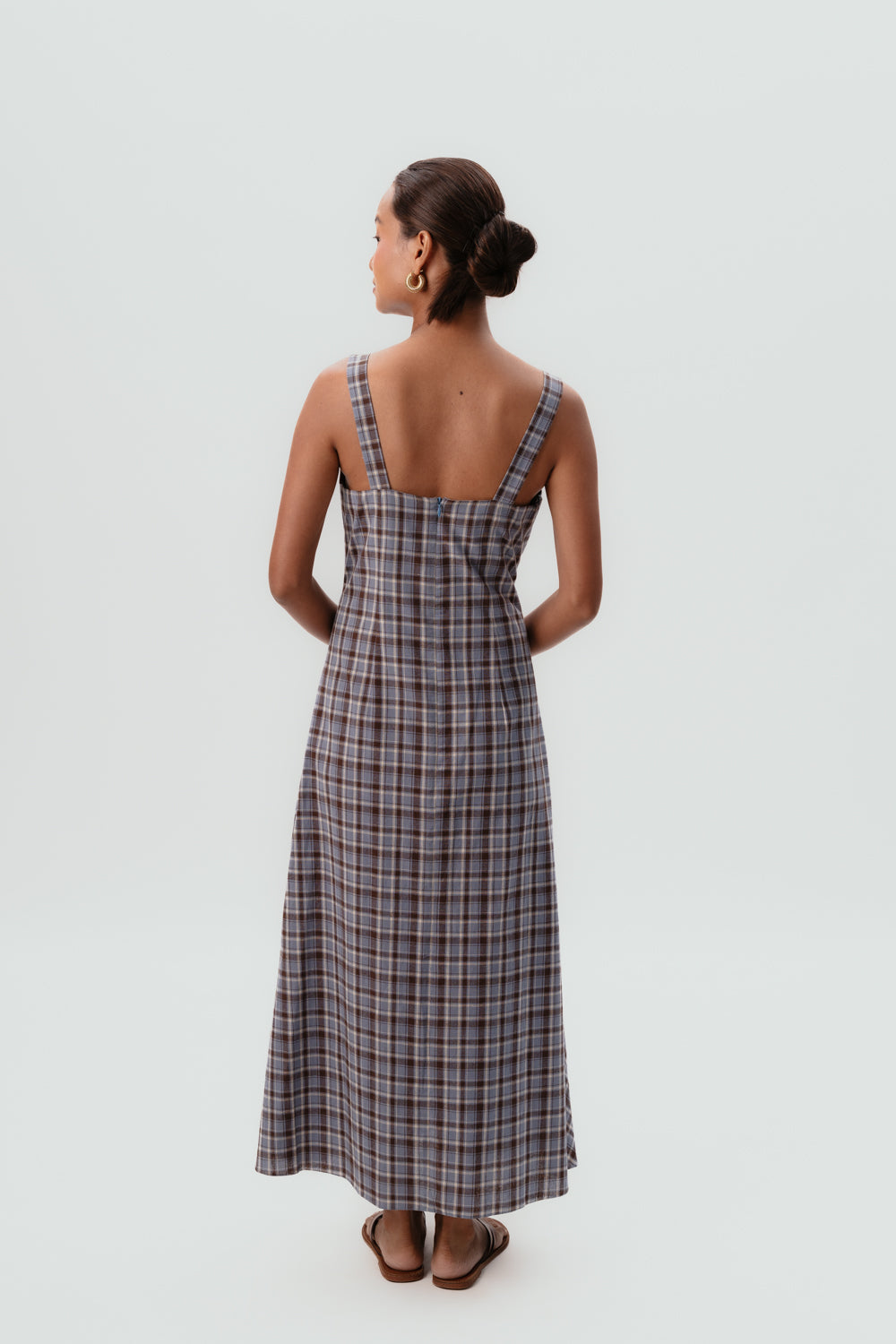 Strappy Maxi Dress | Printed | Cotton