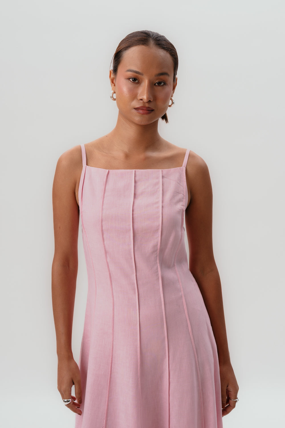 Pink Maxi Dress | Summer Dress | Linen