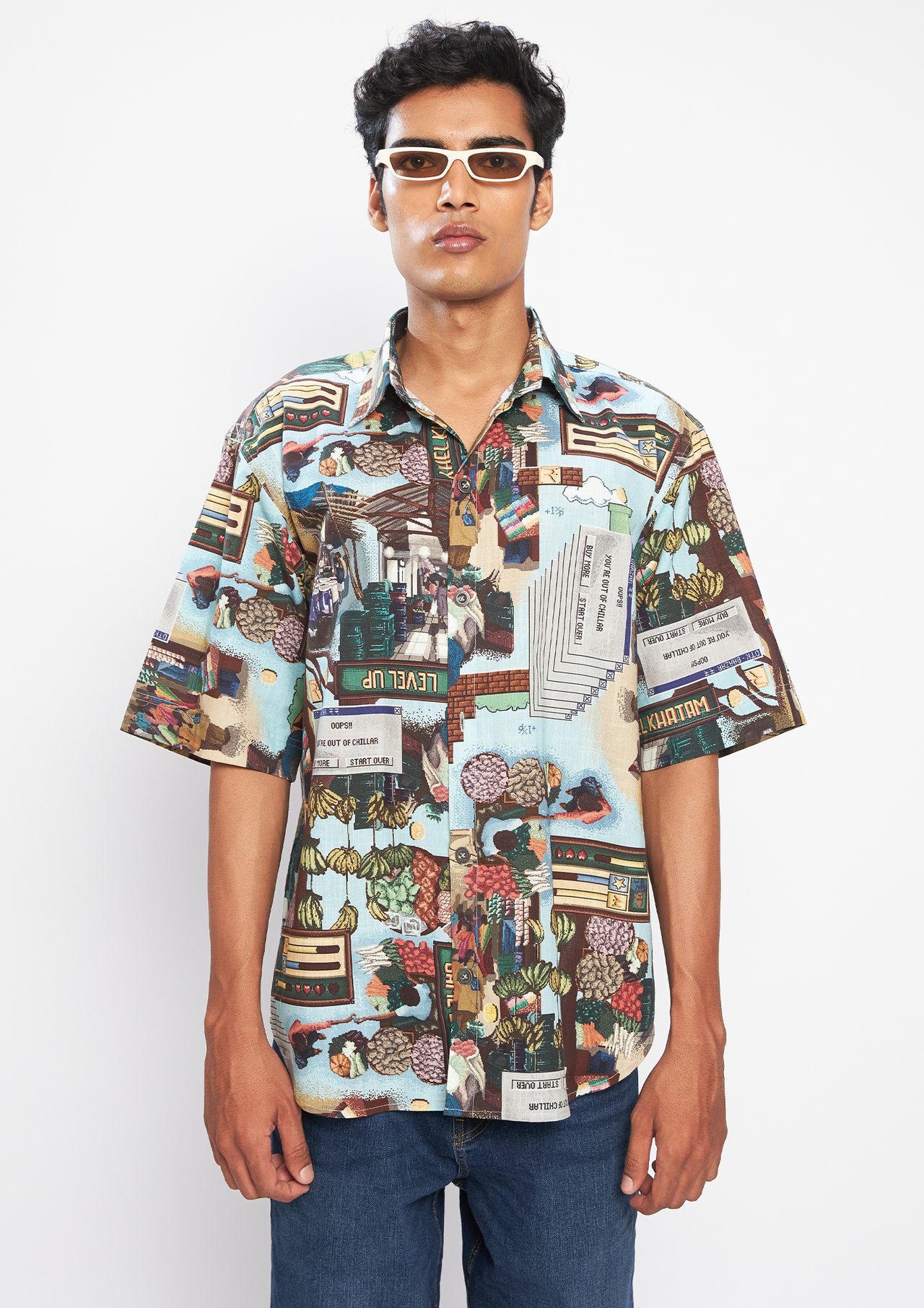 Pixelmati Half-Sleeve Shirt