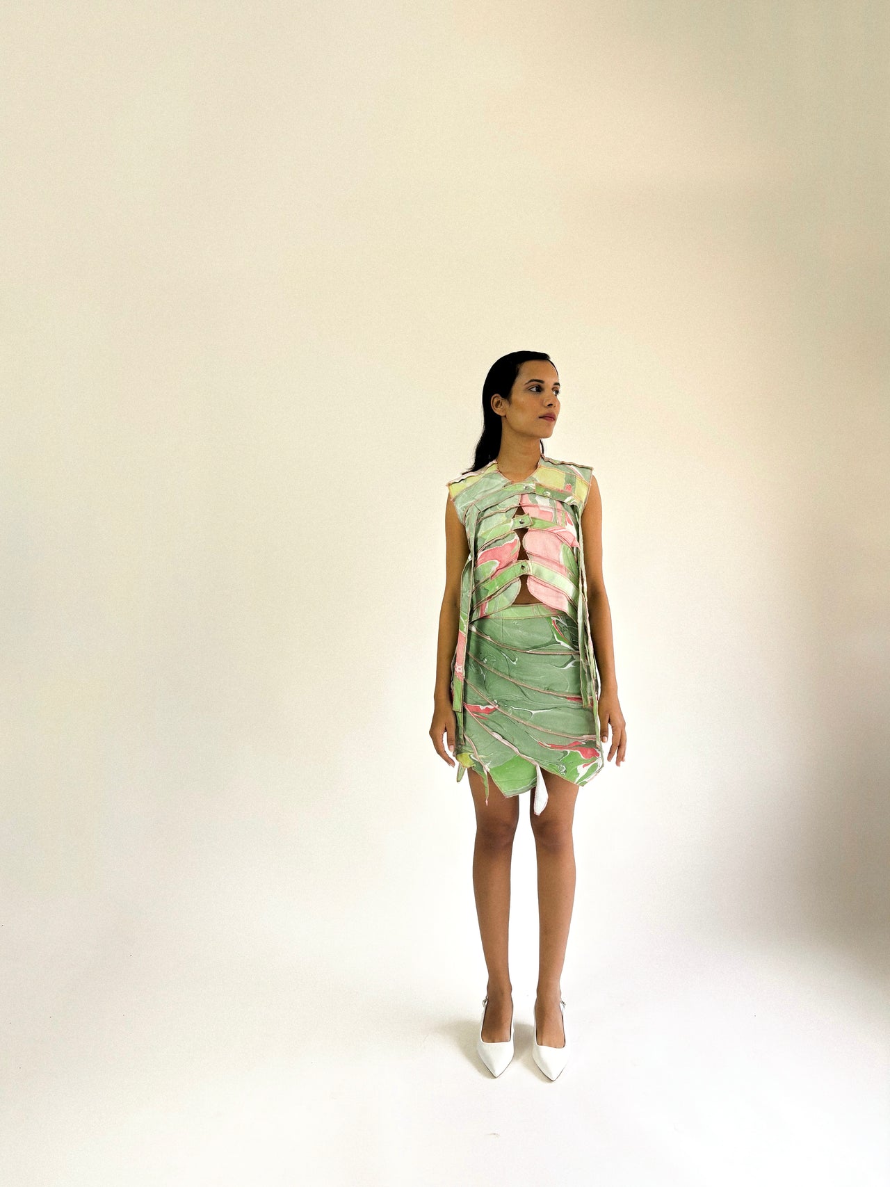 Green Dianthus Co-ord Set