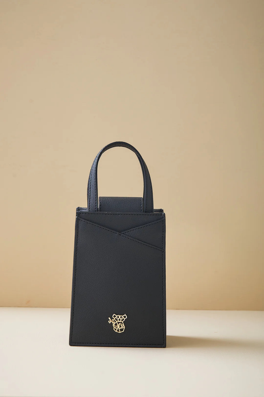 Mini Bag Koala Black | Sustainable | Cactus Leather