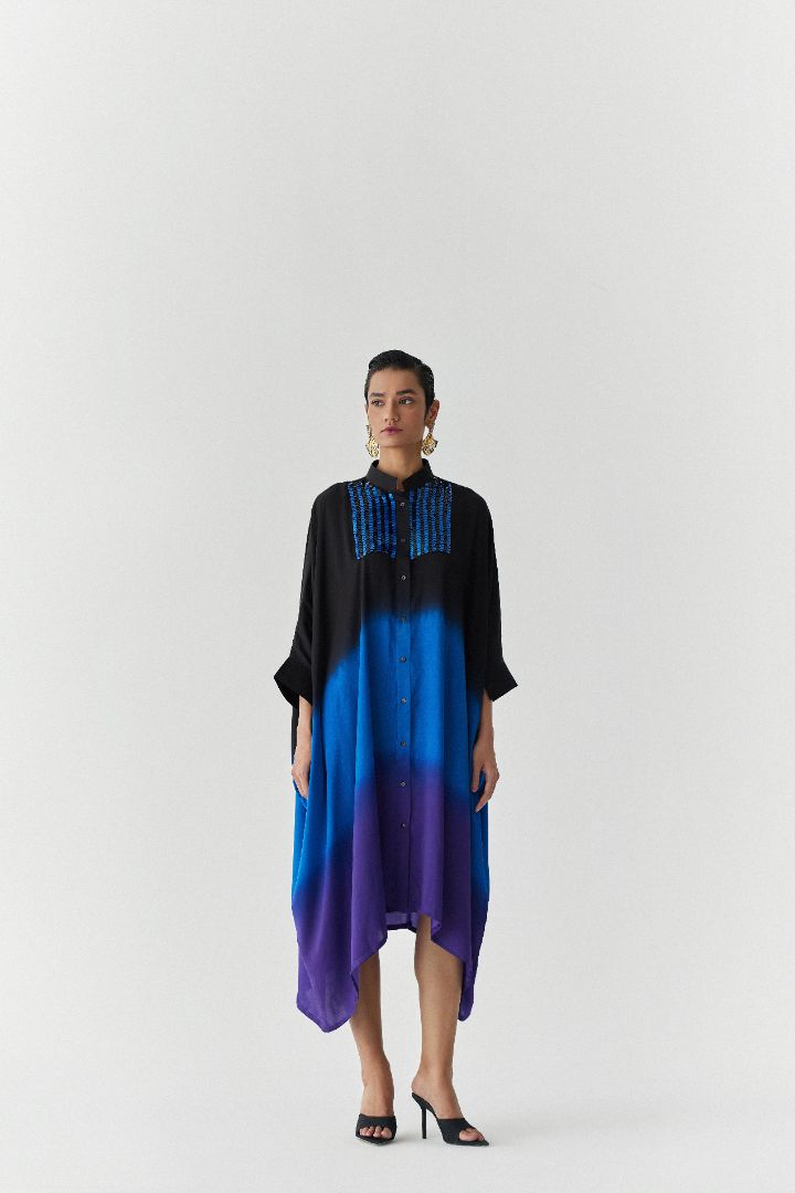 Black Dead Sea Kimono - front