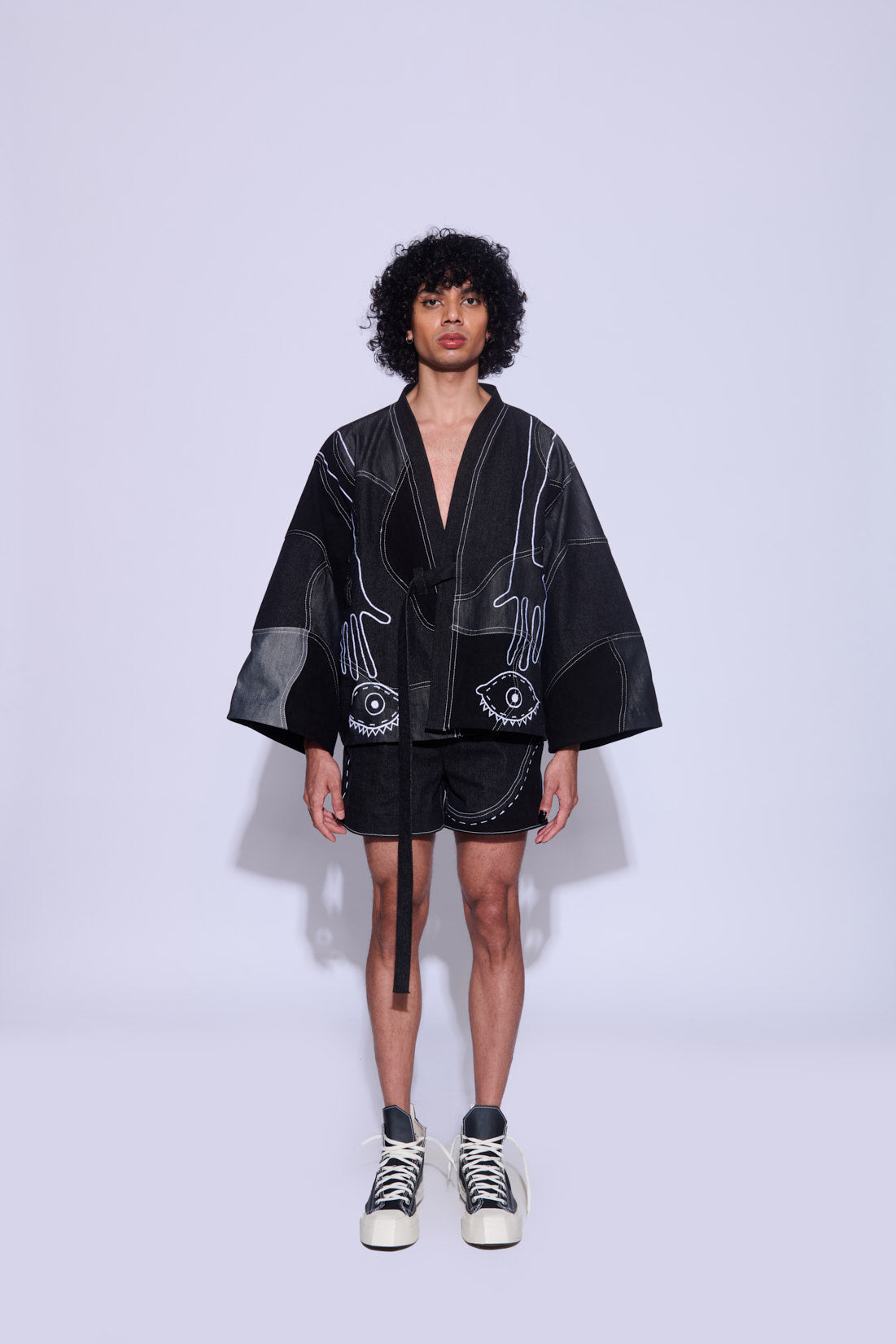 Black unisex denim Jacket