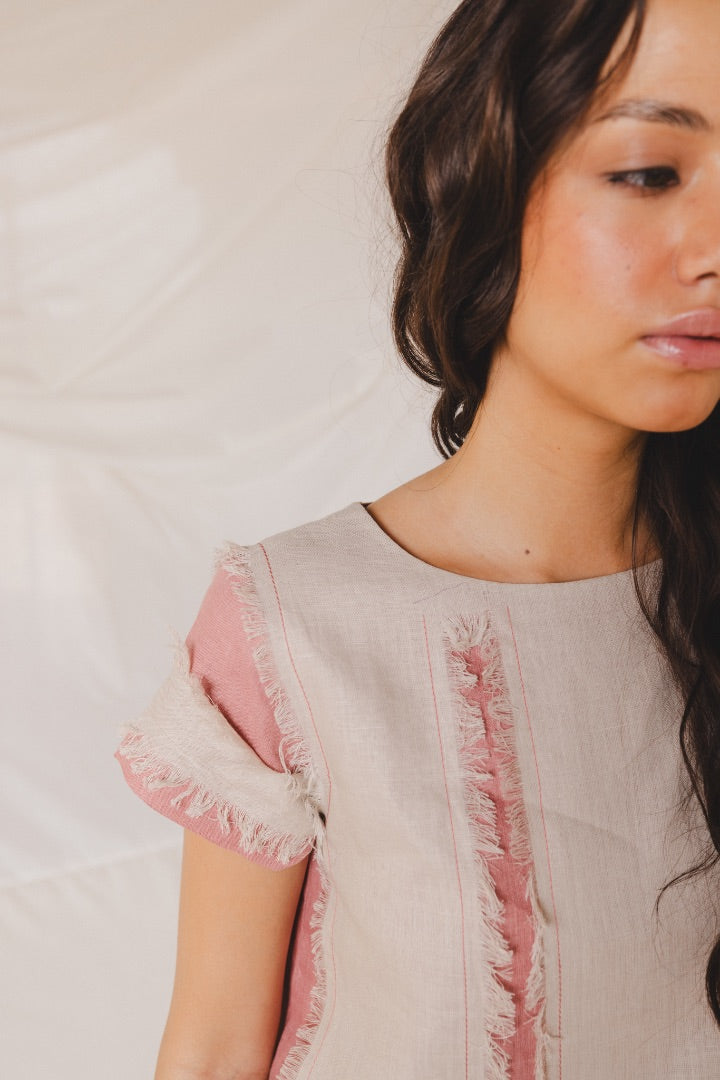 Carrot Pili Fringes Top