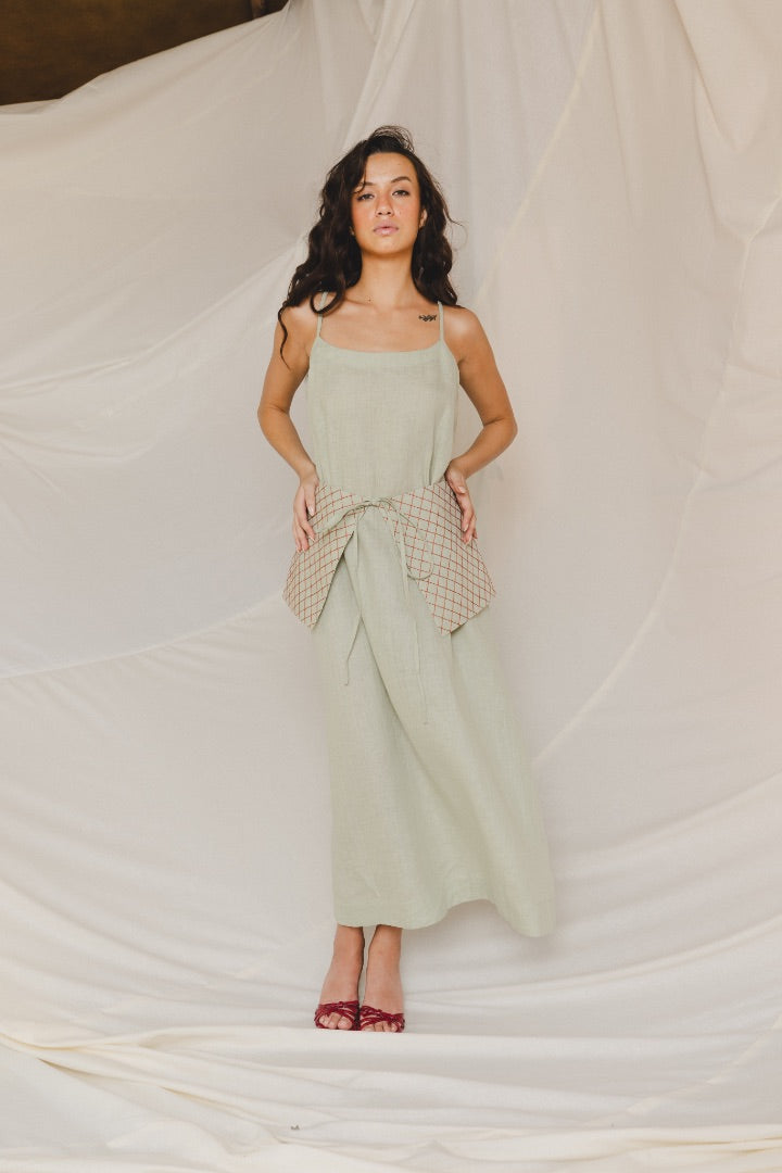 Mint Green Fauna Multifunction Dress
