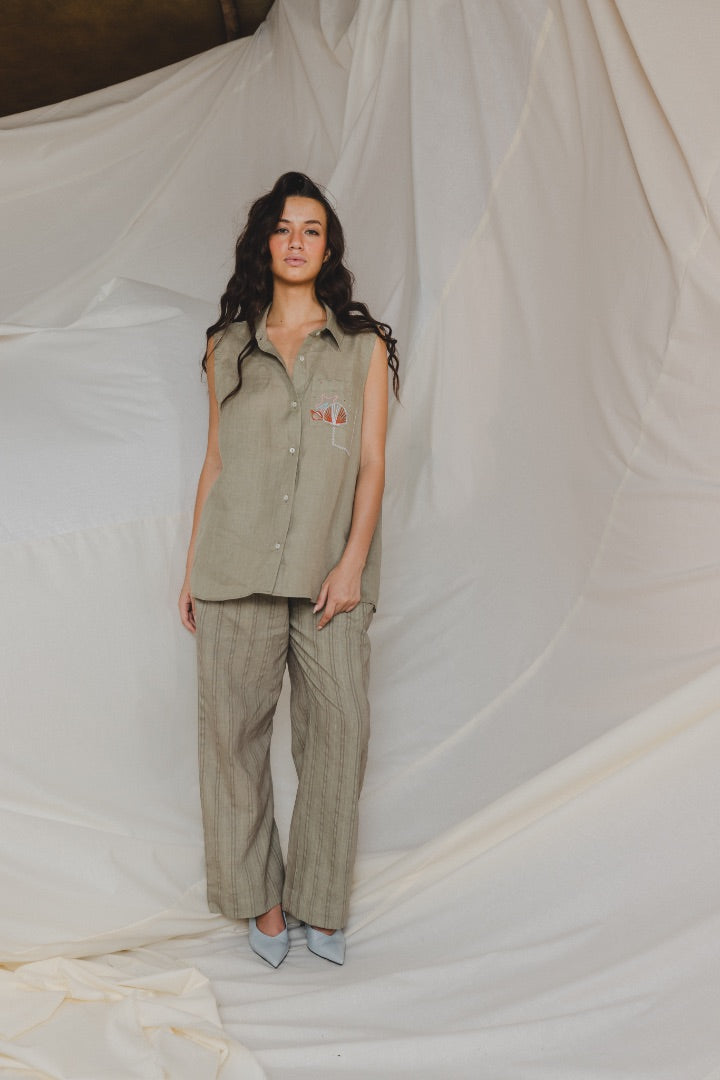 Sage Green Roma Shirt
