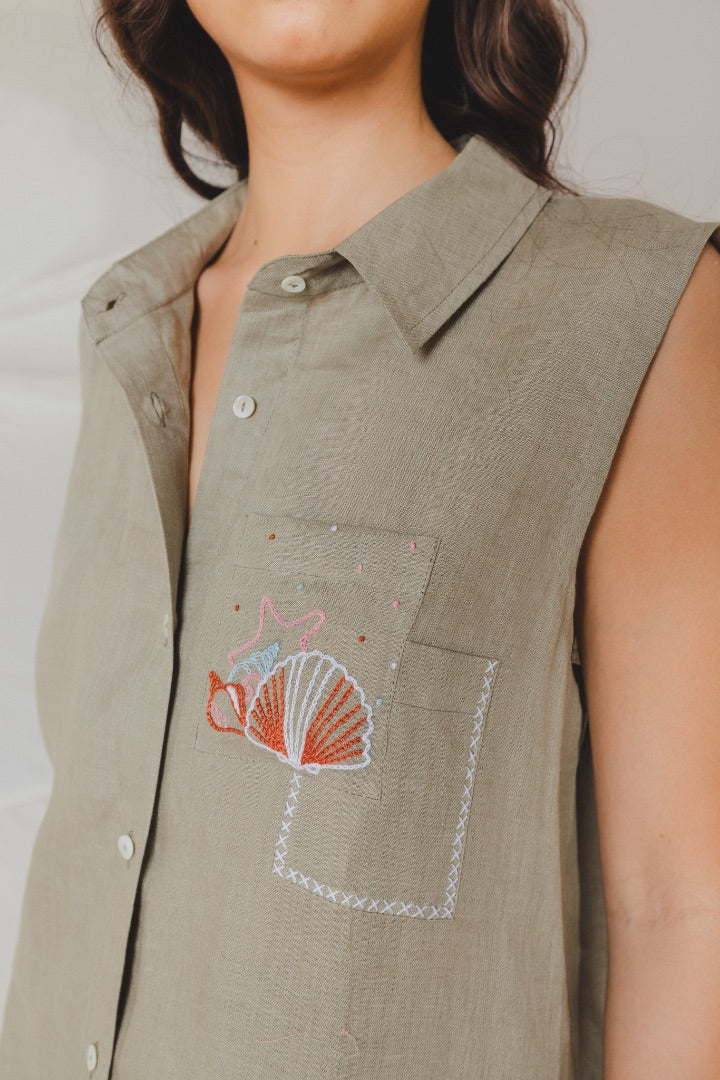 Sage Green Roma Co-ord Set