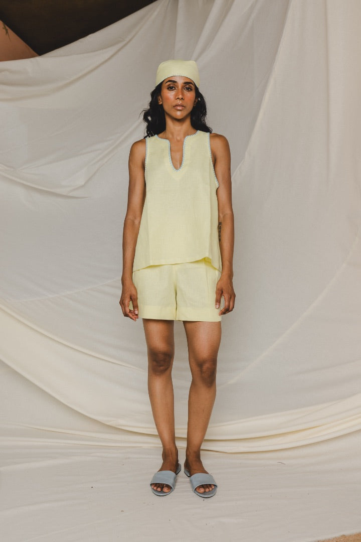 Yellow Arlo Sleevless Top