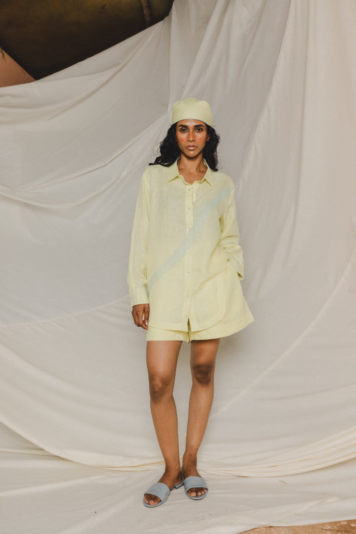 Yellow Cross Wave Shirt