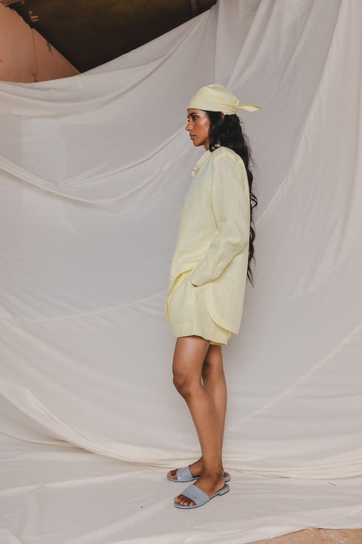 Yellow Cross Wave Shirt
