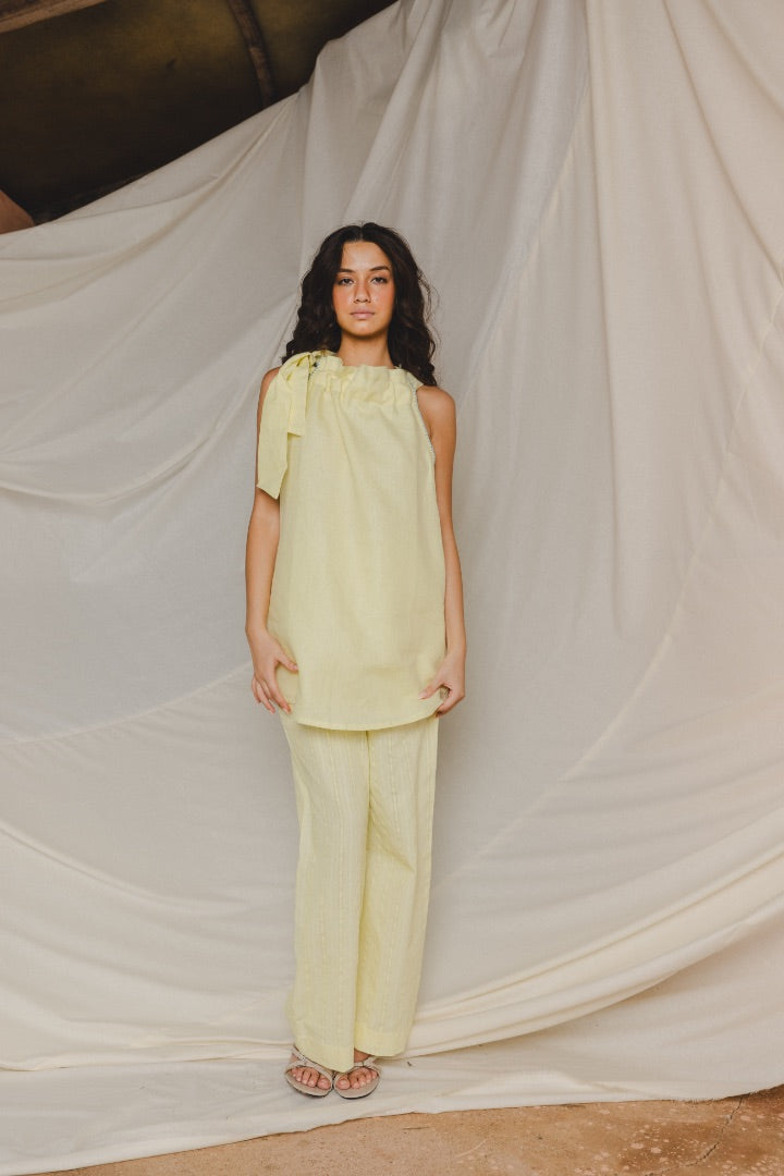 Yellow Alira Co-ord Set