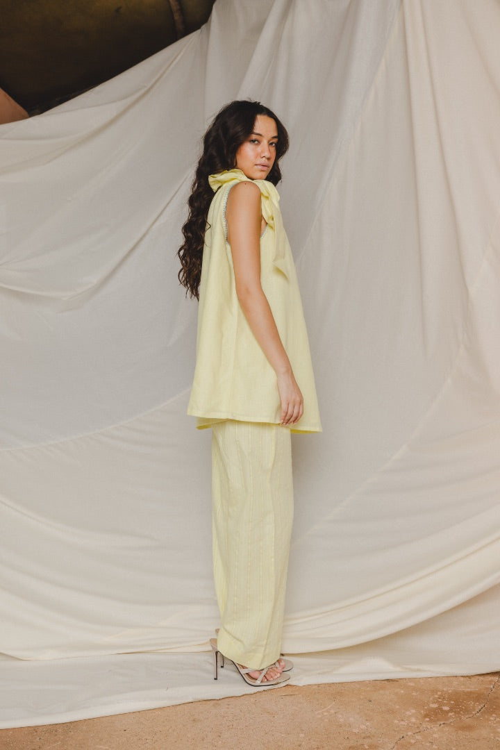 Yellow Alira Co-ord Set