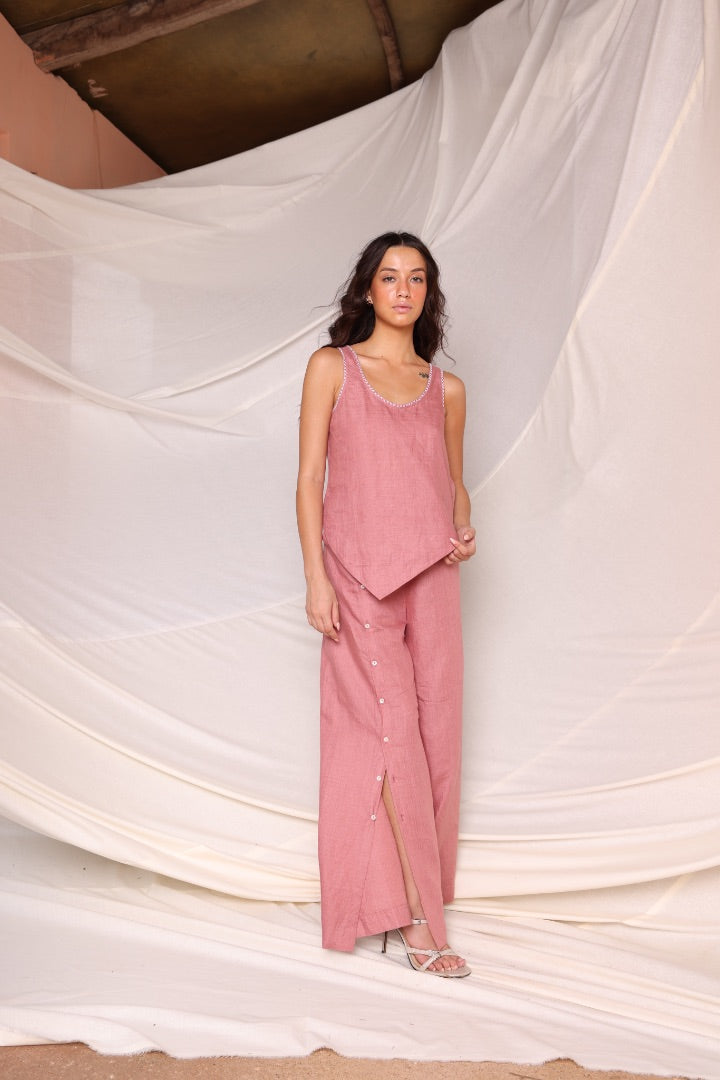 Carrot Myro Button Down Pants