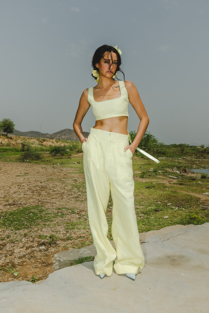 Yellow Lara Bustier