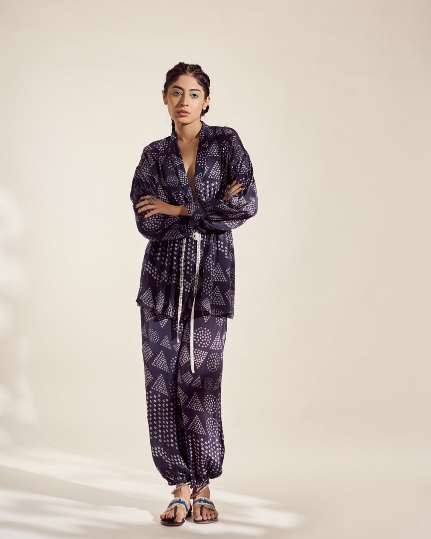 Bandhej coord set | Rajasthani print | crepe 