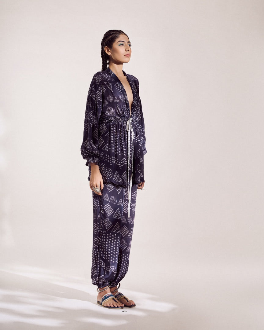 Bandhej coord set | Rajasthani print | crepe 