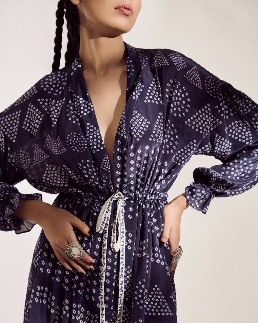 Bandhej coord set | Rajasthani print | crepe 