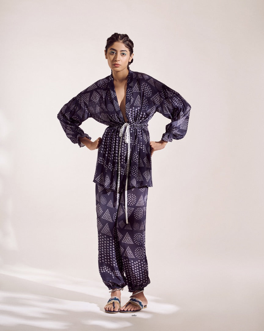 Bandhej coord set | Rajasthani print | crepe 