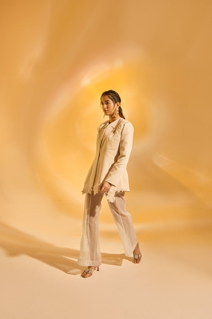 Cream Freesia Co-Ord Set