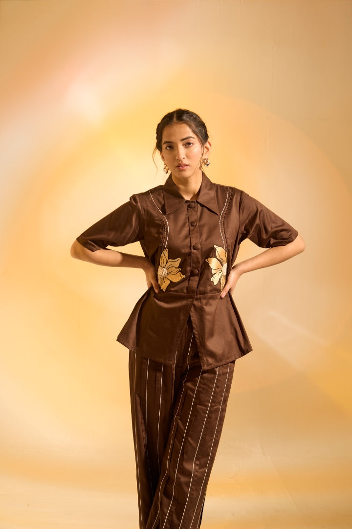 Brown Alina Shirt