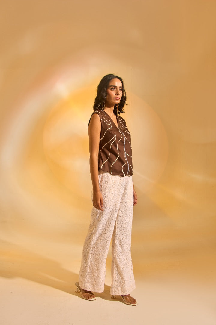 Cream Sunserra Pants
