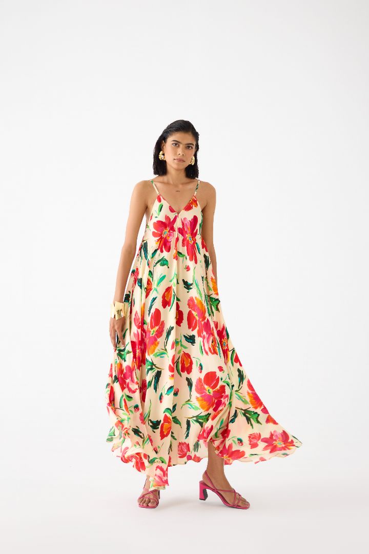 Majorelle Strappy Dress multicoloured