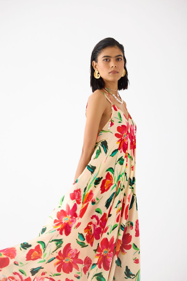Majorelle Strappy Dress multicoloured
