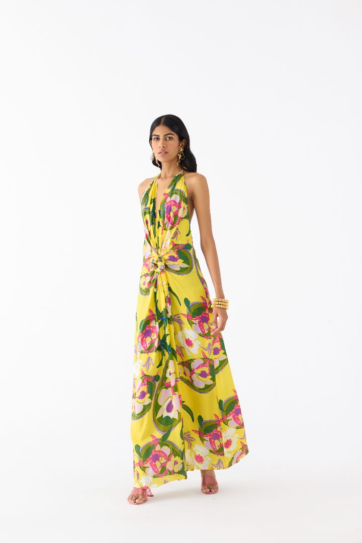 Paisley Center Knot Dress