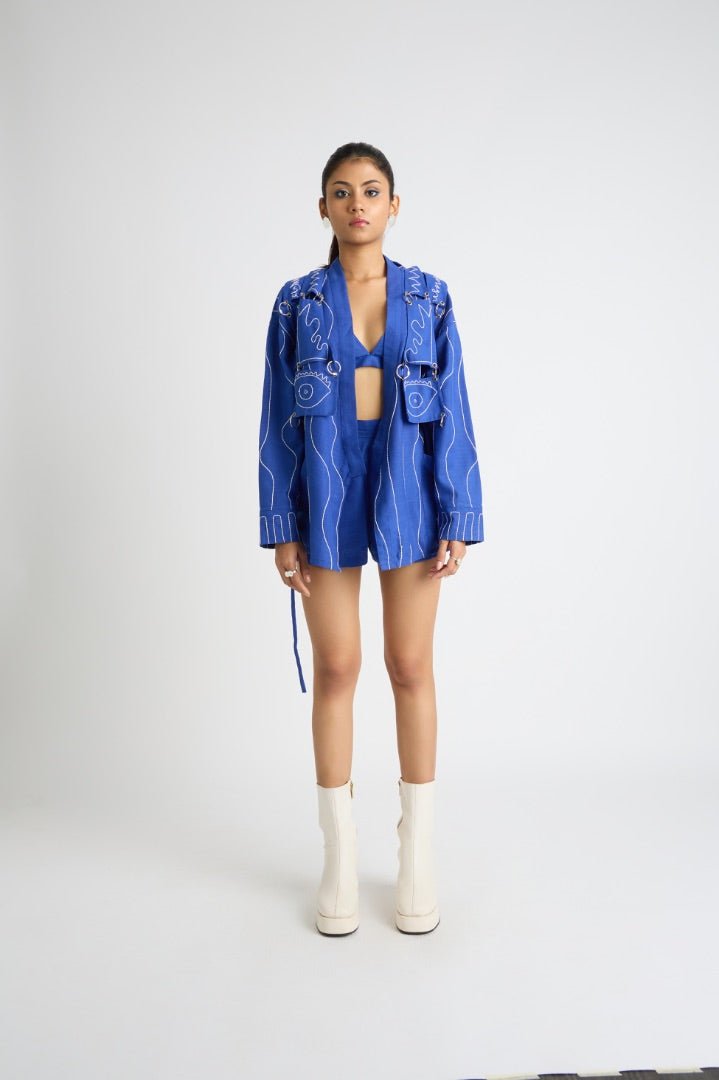 Broken Blue Co-ord Set