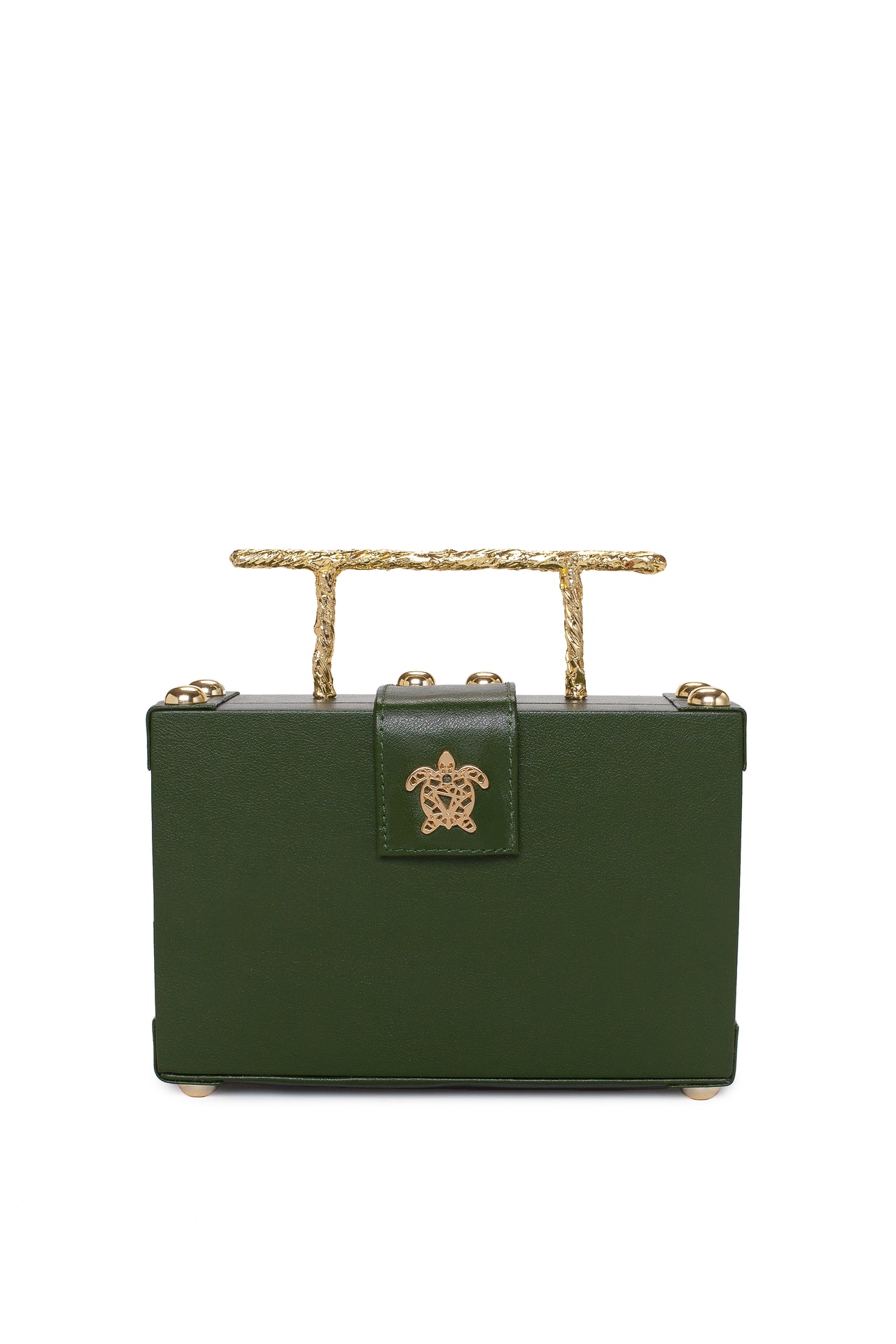 The Trunk Bag Mini in Green | Sustainable | Cactus Leather