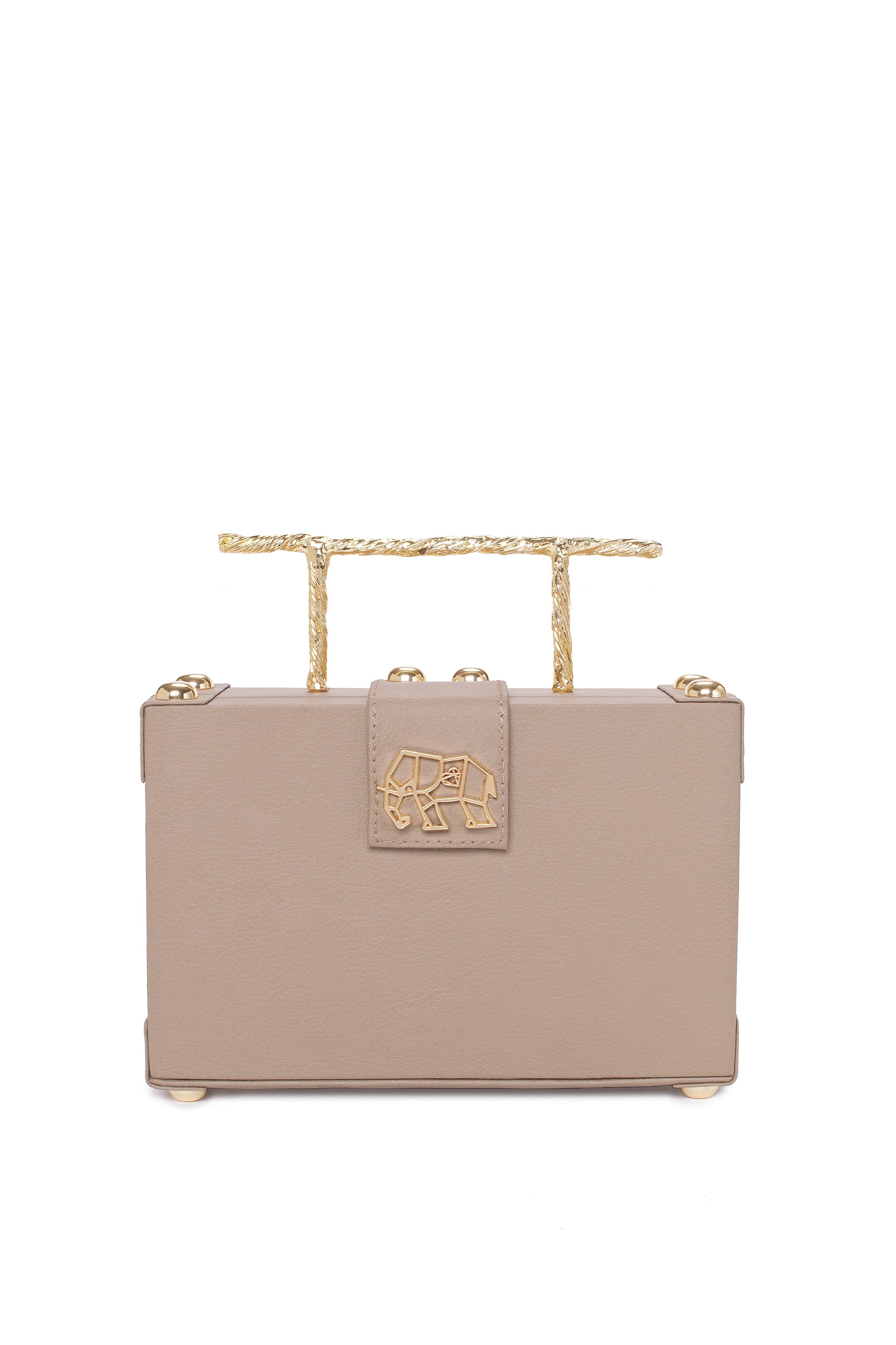 The Trunk Bag Mini in Beige | Sustainable | Cactus Leather