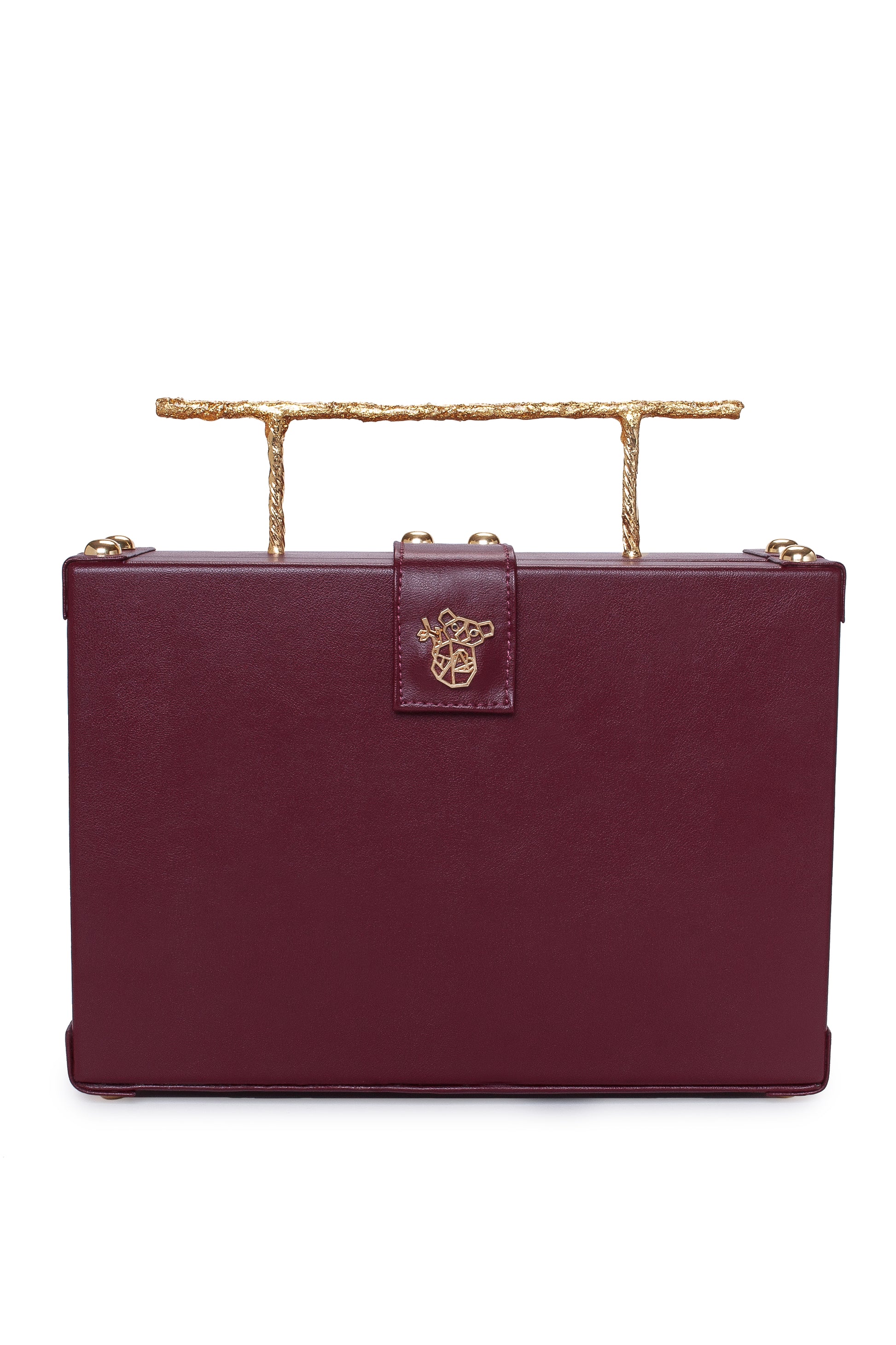 Trunk Bag Maxi in Burgundy | Sustainable | Cactus Leather