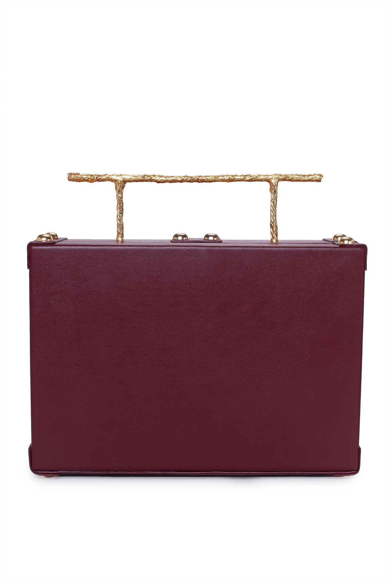 Trunk Bag Maxi in Burgundy | Sustainable | Cactus Leather