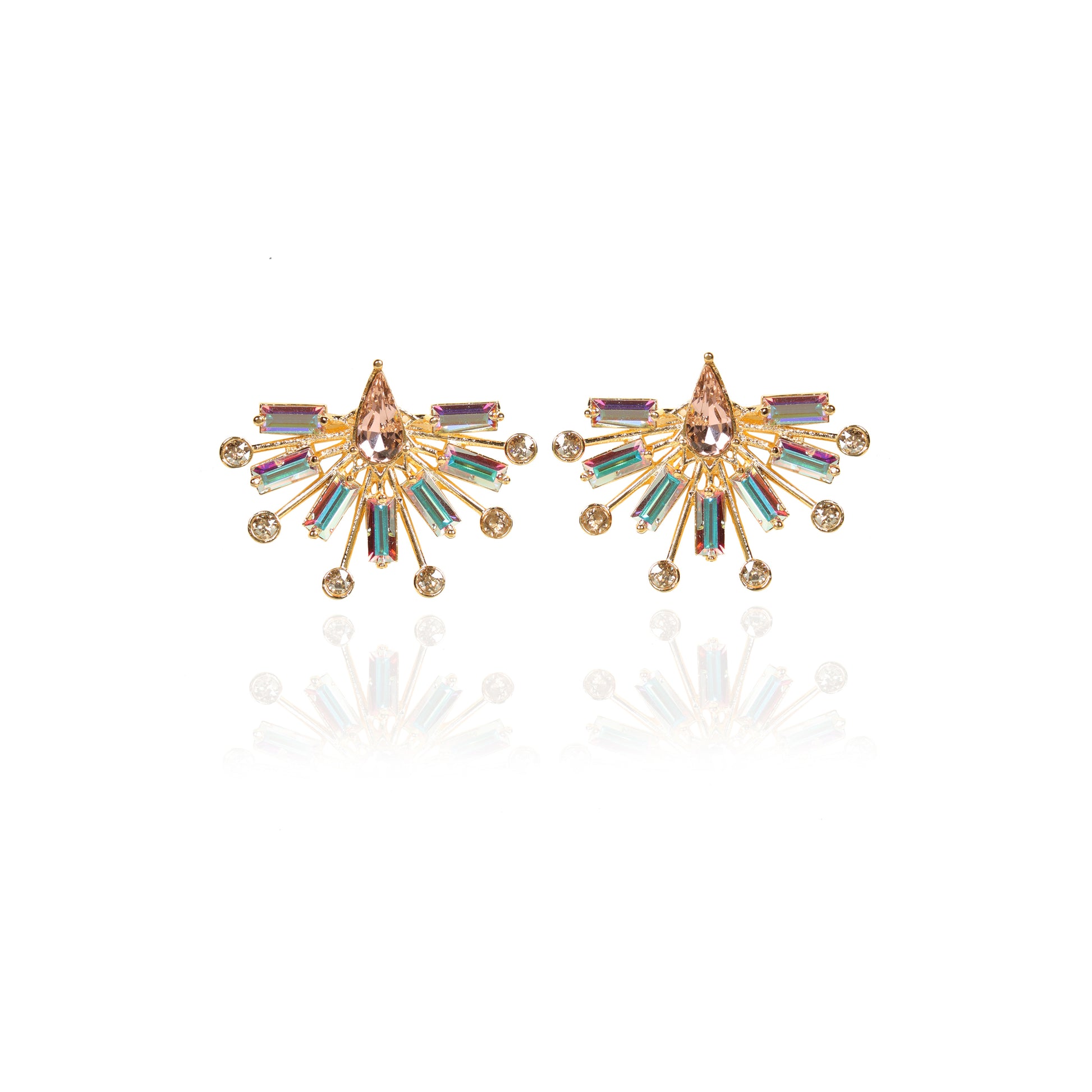 Cut Crystal Earrings | Bolero Earrings | PAIVE