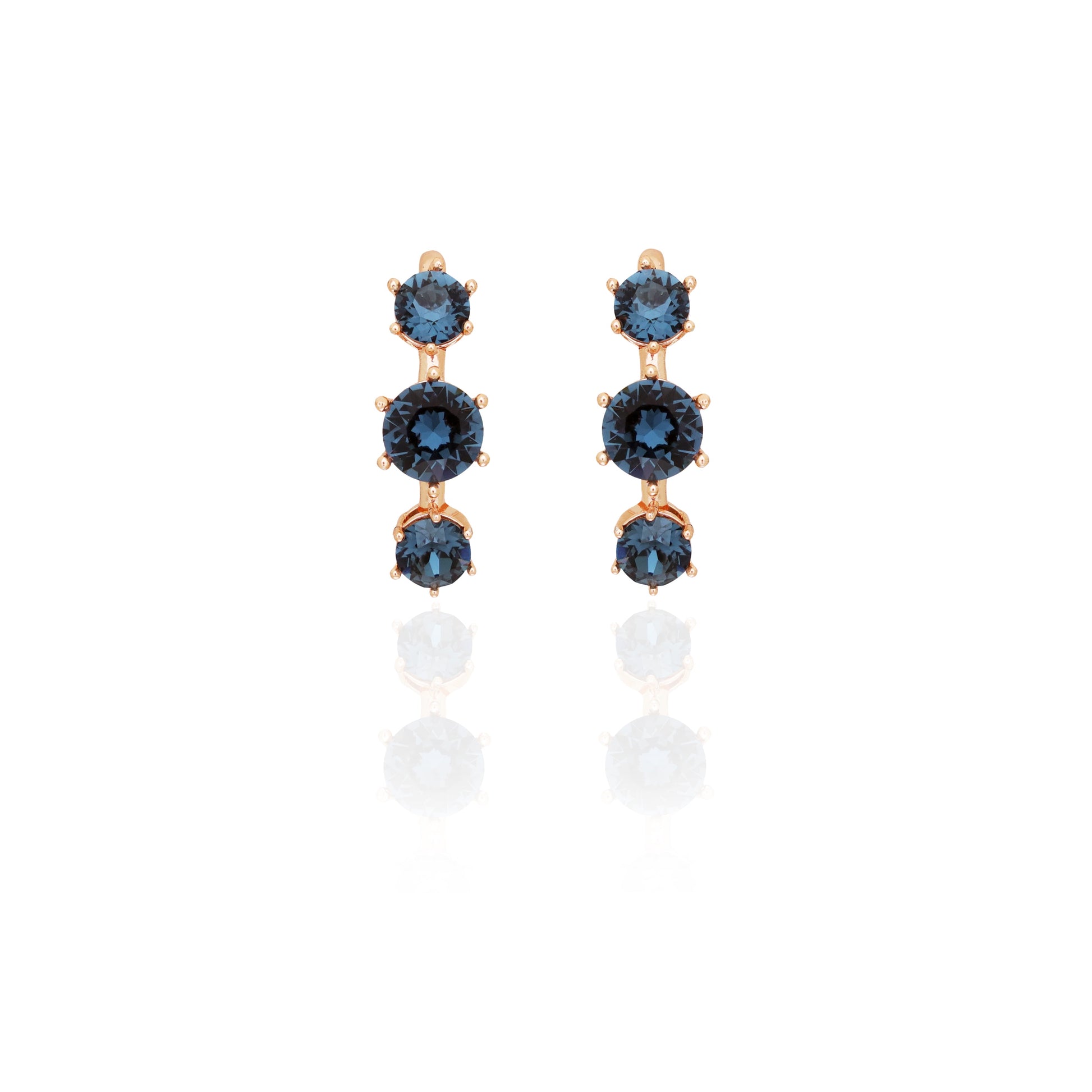 Swarovski Crystals  Cuff-Style Earrings | Opal Ear Cuffs Gold | PAIVE
