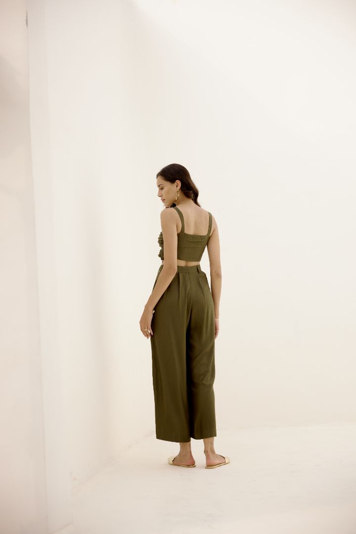 Green Fern Co-Ord Set _ back