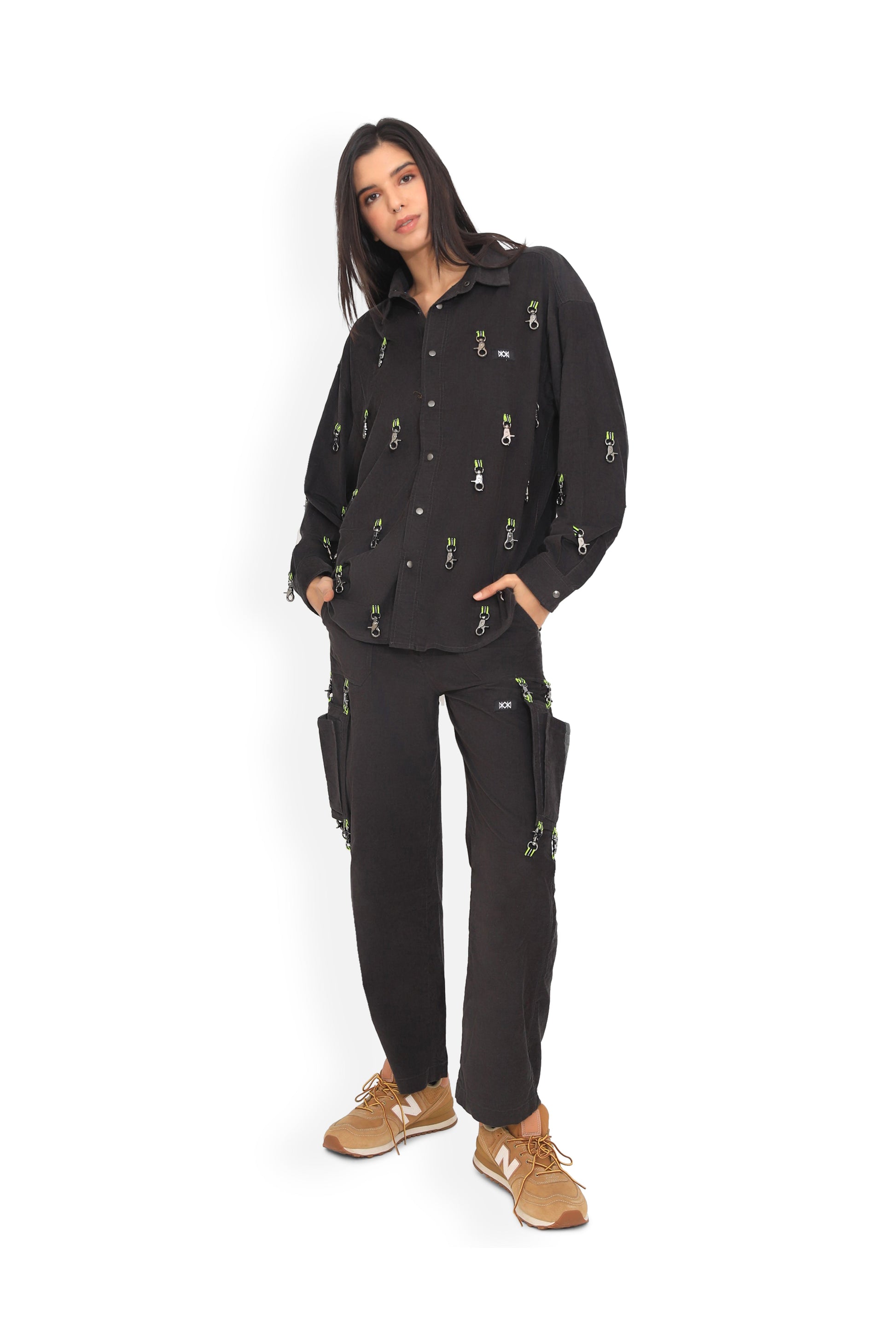 Black Hook Co-ord Set | Corduroy 