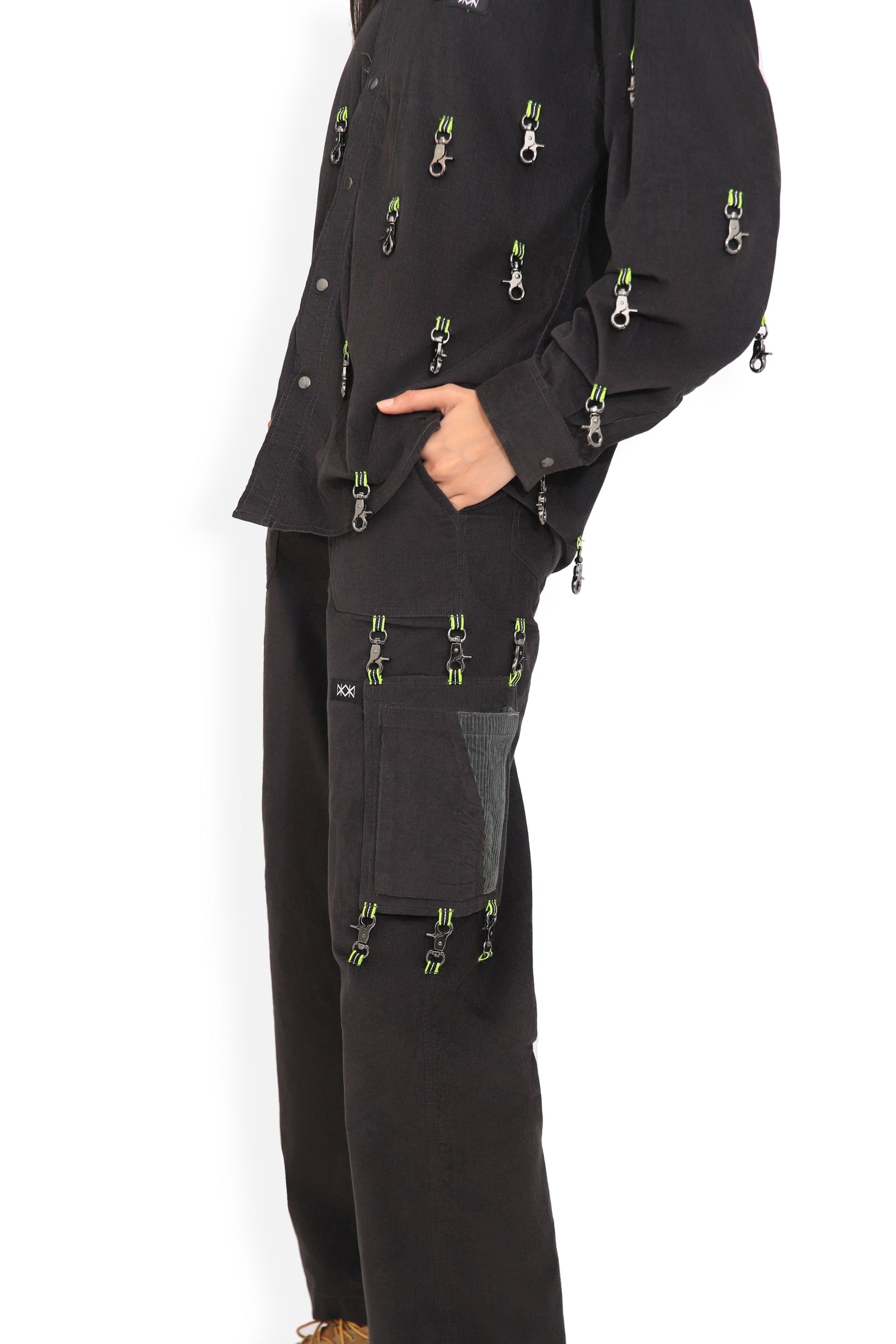 Black Hook Co-ord Set | Corduroy 