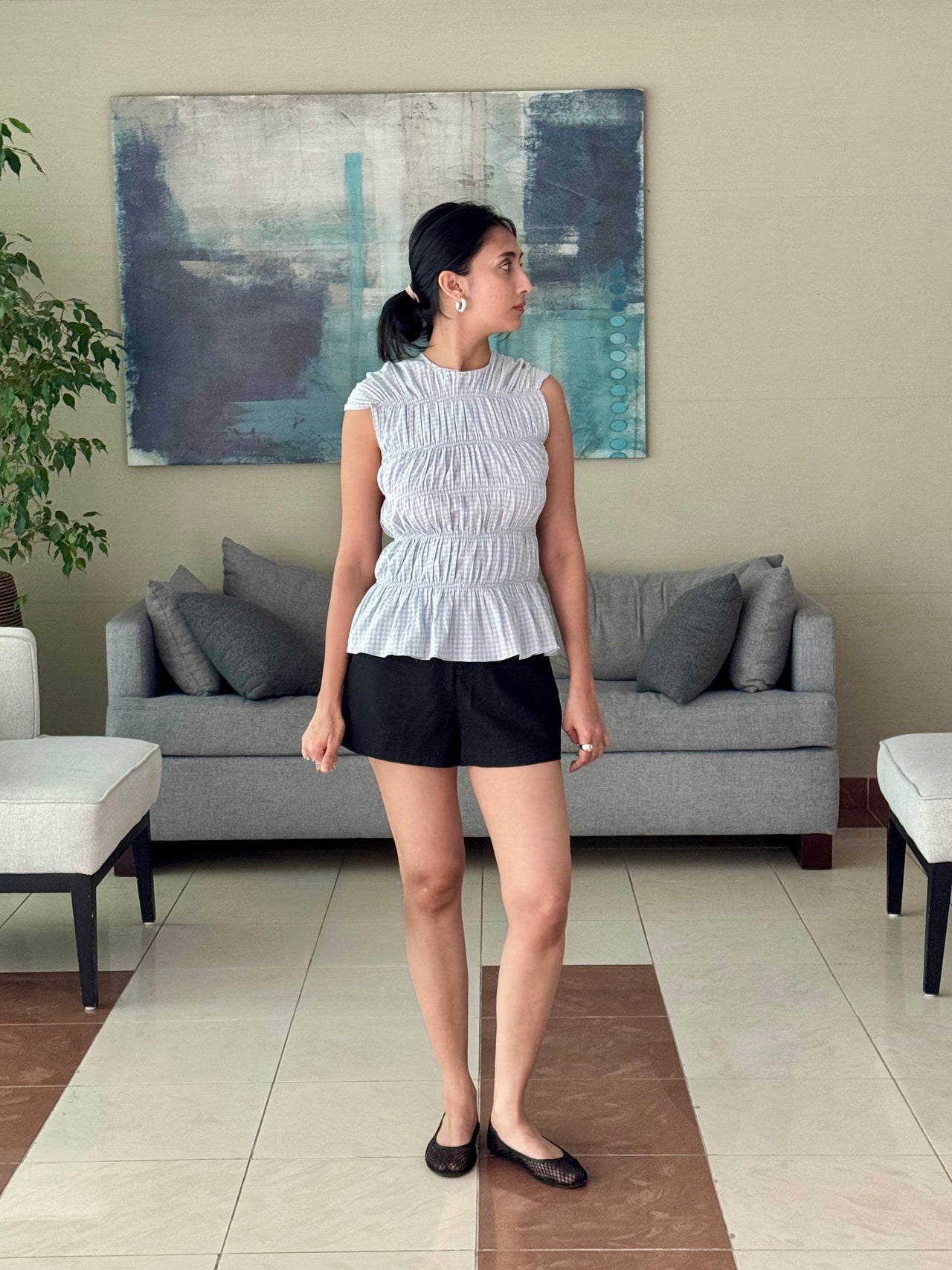 White Camille Top