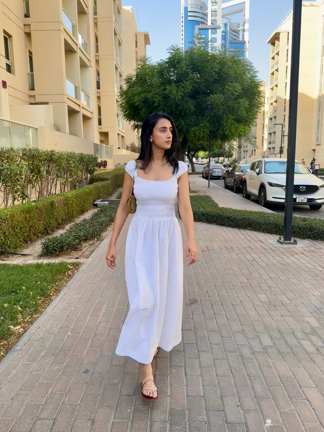 White Ana Dress