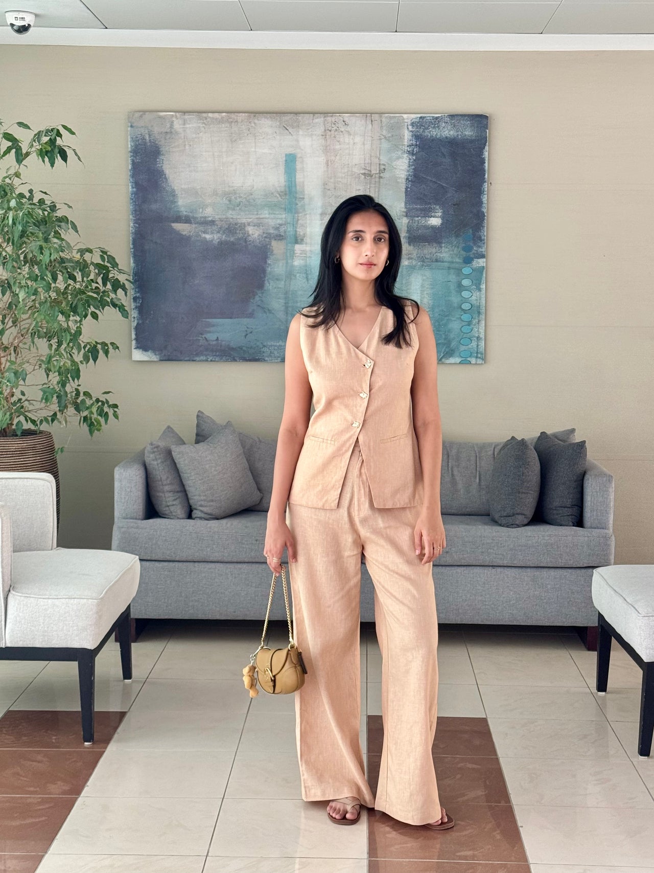 Beige Esme Vest