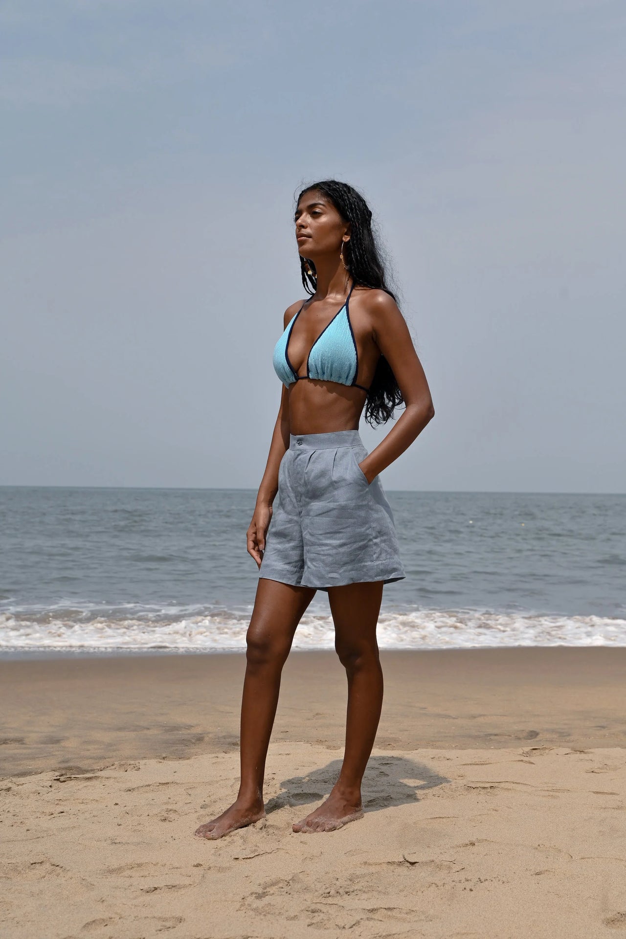 linen shorts